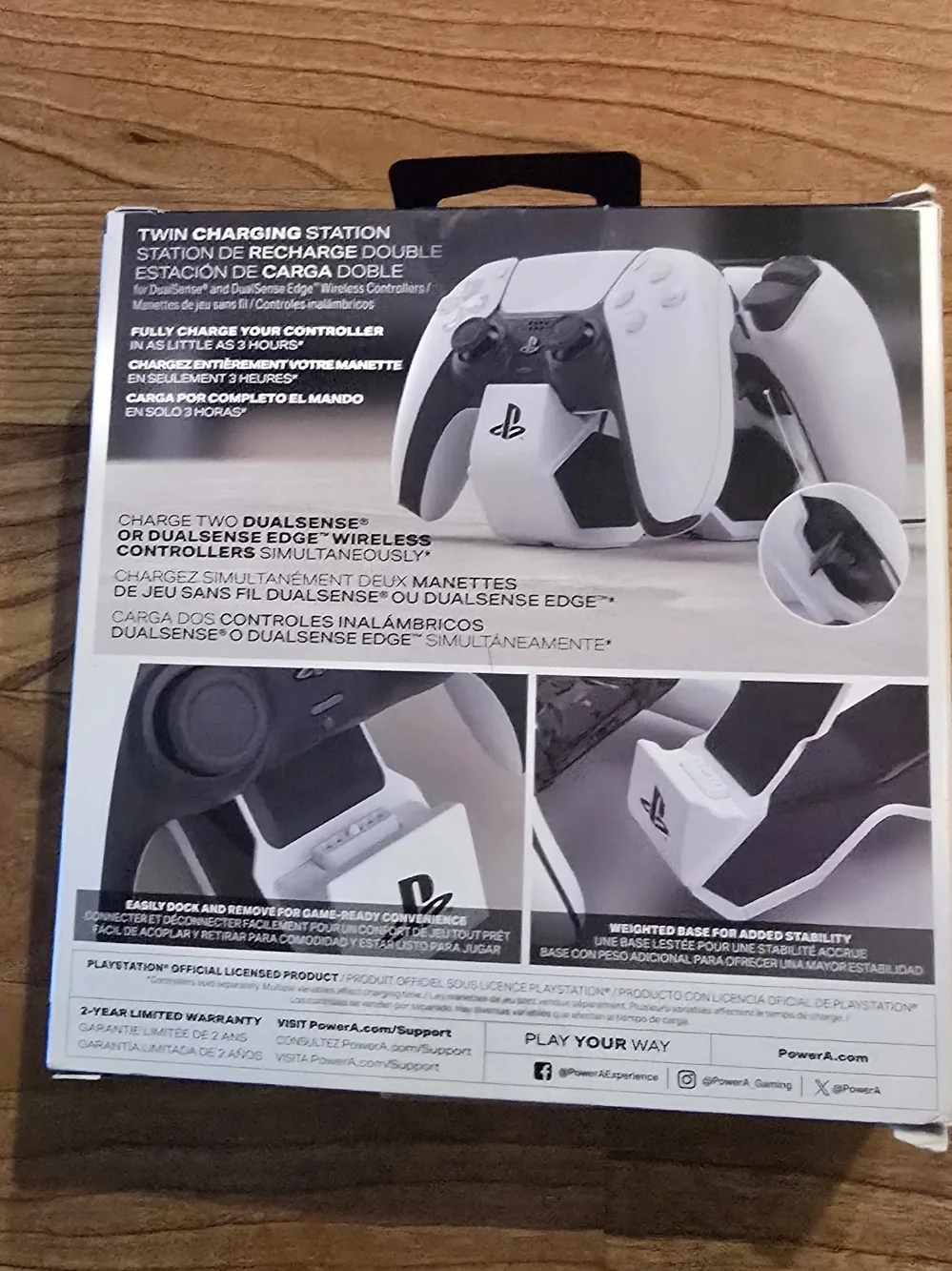 Sony DualSense Twin Controller Charging Dock - White